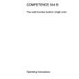 AEG Competence 544B Manual de Usuario