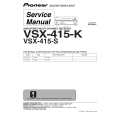 PIONEER VSX-415-K/KUCXJ Manual de Servicio