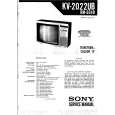 SONY KV2022UB Manual de Servicio