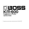 BOSS KM-600 Manual de Usuario