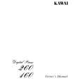 KAWAI 160 Manual de Usuario