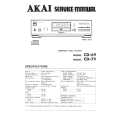 AKAI CD69 Manual de Servicio