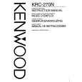 KENWOOD KRC-270N Manual de Usuario