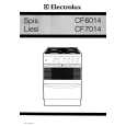 ELECTROLUX CF7014 Manual de Usuario
