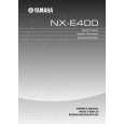 YAMAHA NX-E400 Manual de Usuario