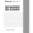 PIONEER SD-643HD5/KUXC/CA1 Manual de Usuario