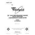 WHIRLPOOL SF332BSRW5 Catálogo de piezas