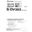 PIONEER S-DV363/XTW/E Manual de Servicio