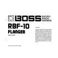 BOSS RBF-10 Manual de Usuario