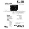 SONY DXA-C90 Manual de Servicio
