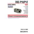 SONY DSC-P10 LEVEL1 Manual de Servicio