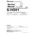 PIONEER S-HS01/MLXTW/E Manual de Servicio