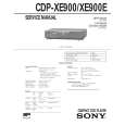 SONY CDP-XE900 Manual de Servicio