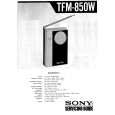 SONY TFM-850W Manual de Servicio