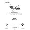 WHIRLPOOL ACM052XX1 Catálogo de piezas