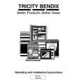 TRICITY BENDIX CAW1010W Manual de Usuario