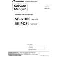 PIONEER SE-A1000/XCN1/E5 Manual de Servicio