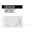 DENON AVR-1604 Manual de Usuario