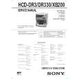 SONY HCDDR330 Manual de Servicio