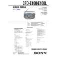 SONY CFDE100L Manual de Servicio