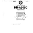 SONY HB-A5050 Manual de Usuario