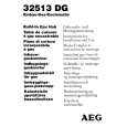 AEG 32513 DG W Manual de Usuario