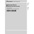 PIONEER DEH-50UB/X1P/EW5 Manual de Usuario