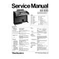 TECHNICS SX-E55 Manual de Servicio