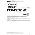 PIONEER DEH-P7680MP Manual de Servicio