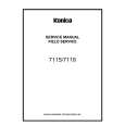 KONICA 7115 Manual de Servicio