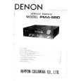 DENON PMA-550 Manual de Servicio