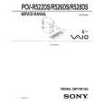 SONY PCVR528DS Manual de Servicio
