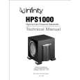 INFINITY HPS1000 Manual de Servicio