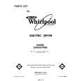 WHIRLPOOL LE9800XPW0 Catálogo de piezas