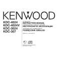 KENWOOD KDC-4024V Manual de Usuario