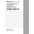 PIONEER VSX-D514-K/MYXJIFG Manual de Usuario