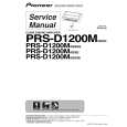 PIONEER PRS-D1200M/XS/UC Manual de Servicio