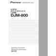 PIONEER DJM-800/TLXJ Manual de Usuario