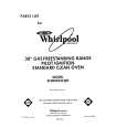 WHIRLPOOL SF3000SWW0 Catálogo de piezas