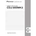 PIONEER CDJ-800MK2/KUCXJ Manual de Usuario