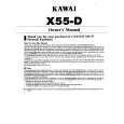 KAWAI X55D Manual de Usuario