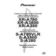 PIONEER XR-A380/YPWXJ Manual de Usuario