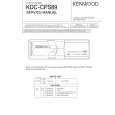 KENWOOD KDCCDS89 Manual de Servicio