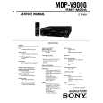 SONY MDP-V900G Manual de Servicio