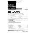 PIONEER PL-X5 Manual de Servicio