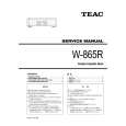 TEAC W-865R Manual de Servicio TEAC W-865R Manual de Servicio
