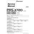 PIONEER PRS-X320-2 Manual de Servicio