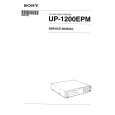 SONY UP-1200EPM Manual de Servicio