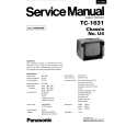 PANASONIC TC1631 Manual de Servicio