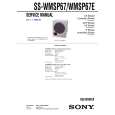 SONY SSWMSP67 Manual de Servicio